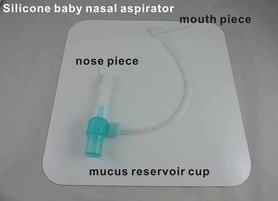 Aspirador nasal do bebê material do silicone